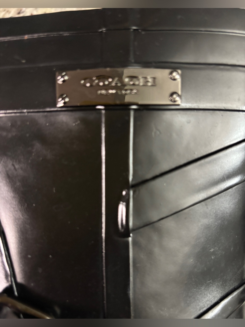 COACH Lester Short Rainboots  A8805 Rubber cap toe ankle buckle strap Size 8 B - Picture 9 of 10